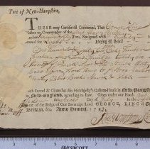 Ship Mary Galley Customs Certificate
